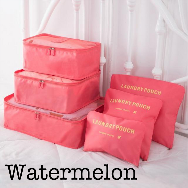 Poppy Lee Lane - 6 Piece Travel Organizer