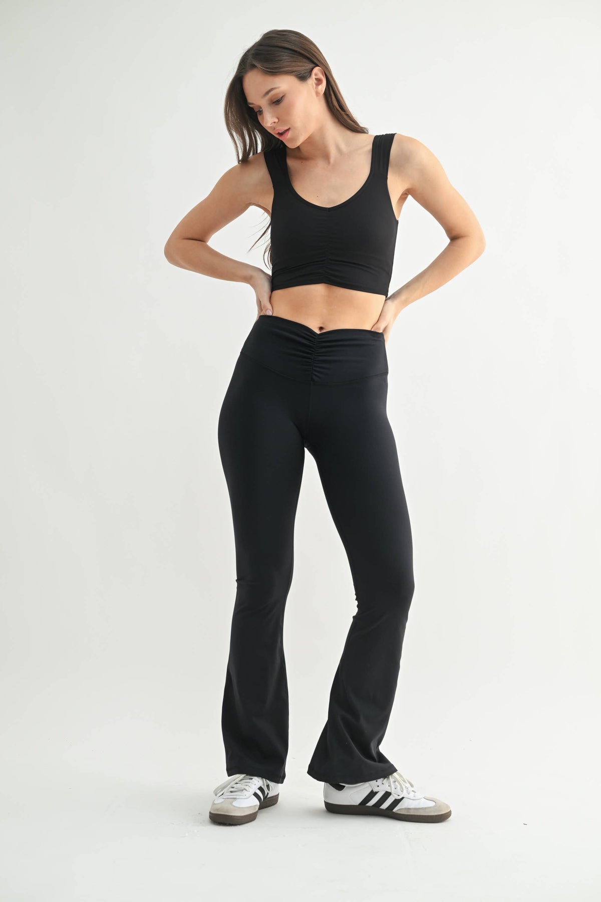 Ruched Front Active Top-Always A Bargain