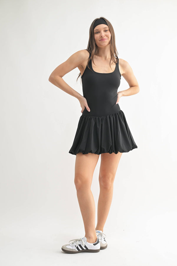 Luna Bubble Active Mini Dress-Always A Bargain