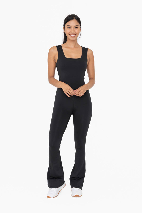 Venice Twisted Back Flared Jumpsuit-Always A Bargain